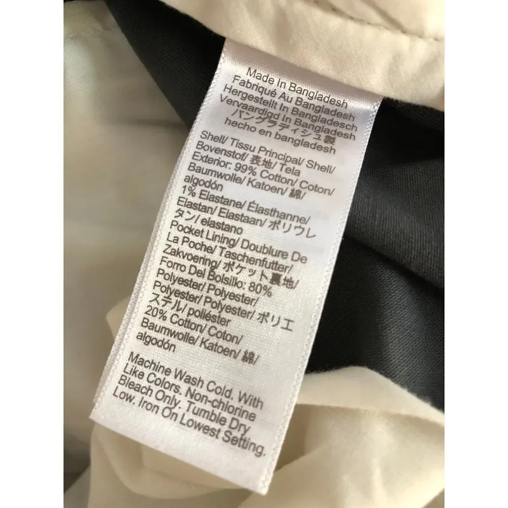 J. Crew Factory Straight Fit Flex Chino Pant Tarnished Metal NWT 36 x 32